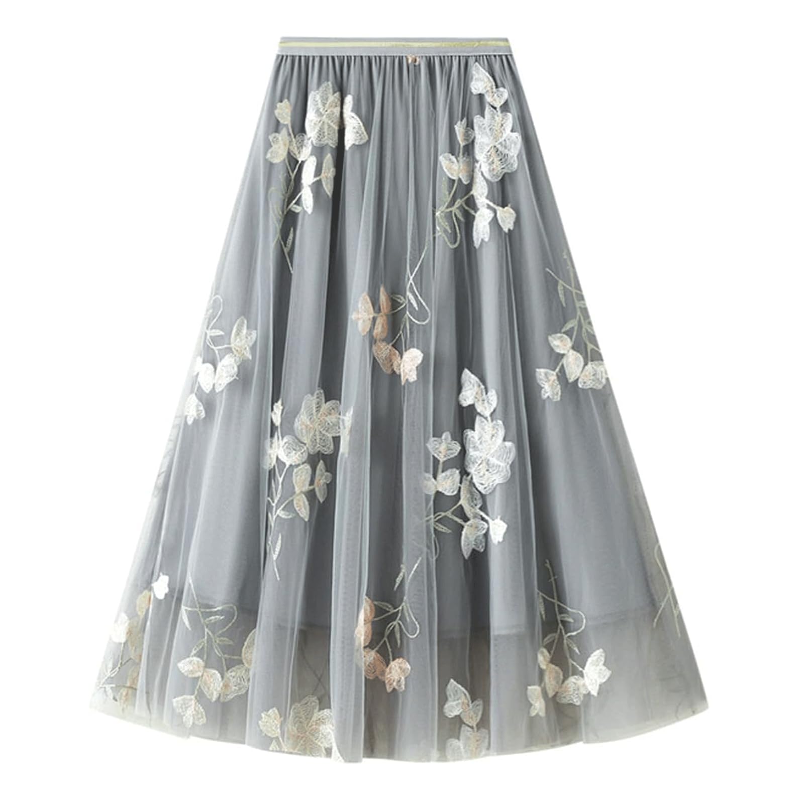 Amazon.com: KrrNFYSG High Waisted Skirt Floral Lace Embroidered
