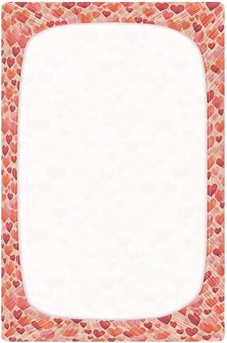 Miniatura 3 de Fitted Crib Sheets Colorful Hearts Valentine Baby Crib Sheets for Boy & Girl Toddler Mattress Sheets 21216738
