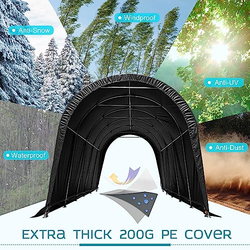 Mellcom 12 X 20 FT Heavy Duty, Portable Garage thumb #8