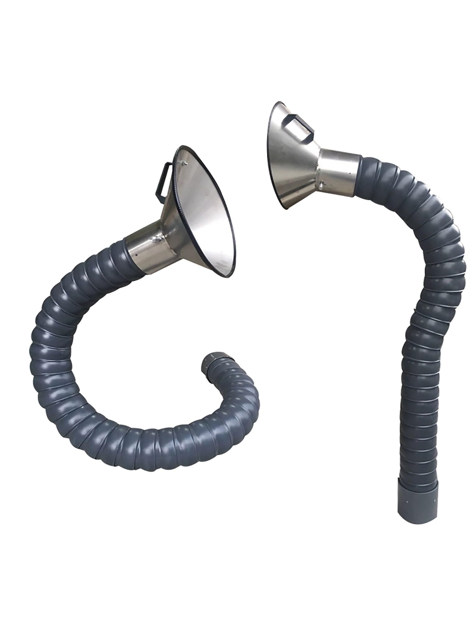 Brazo de extracción de Humos Ajustable, Campana extractora para Manguera de extracción de Humos para Soldadura, Laboratorios y ventilación Industrial, Disponible en Varios tamaños (75 mm de