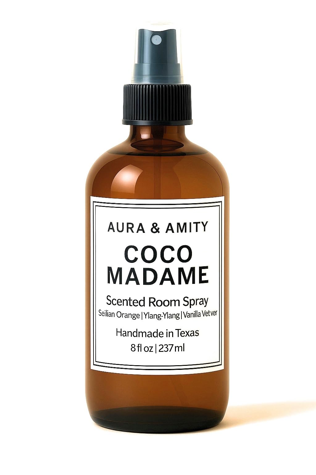 Aura &amp; Amity Premium Room &amp; Linen Spray – Handmade Luxury Fabric &amp; Home Fragrance Mist, Long-Lasting &amp; Eco-Friendly (CoCo Madame)