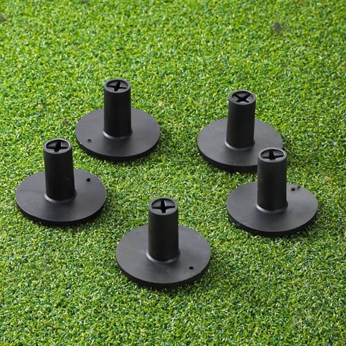Jxiwfvl Rubber Golf Tees for Mats Adjustable Height Golf Sim