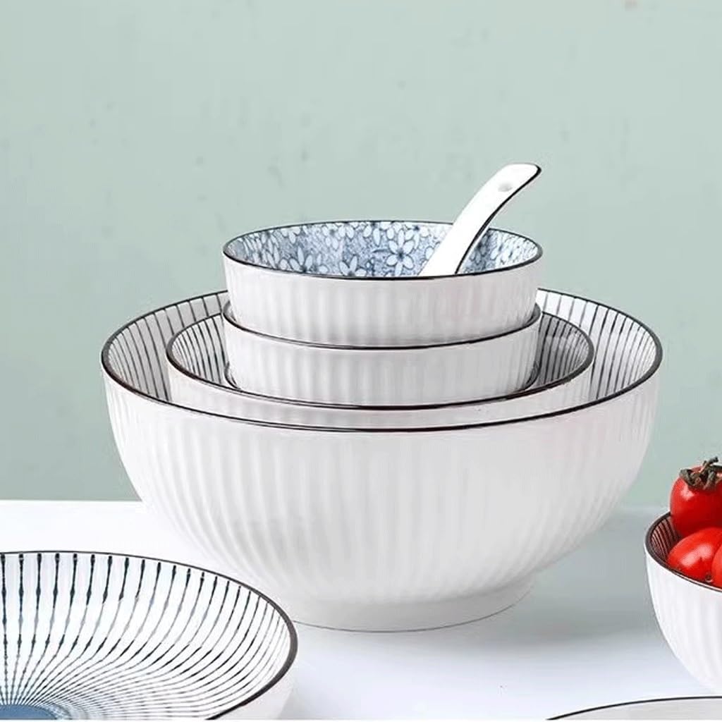 Miska do zupy ceramiczna duża miska na zupę prosta miska do zupy domowa ceramiczna duża miska okrągła miska miska sałatkowa ceramiczna miska do zupy (2)