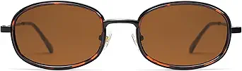 Retro Oval Sunglasses for Women Men Trendy Large Round Y2k Sunnies AP3681