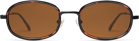 Retro Oval Sunglasses for Women Men Trendy Large Round Y2k Sunnies AP3681