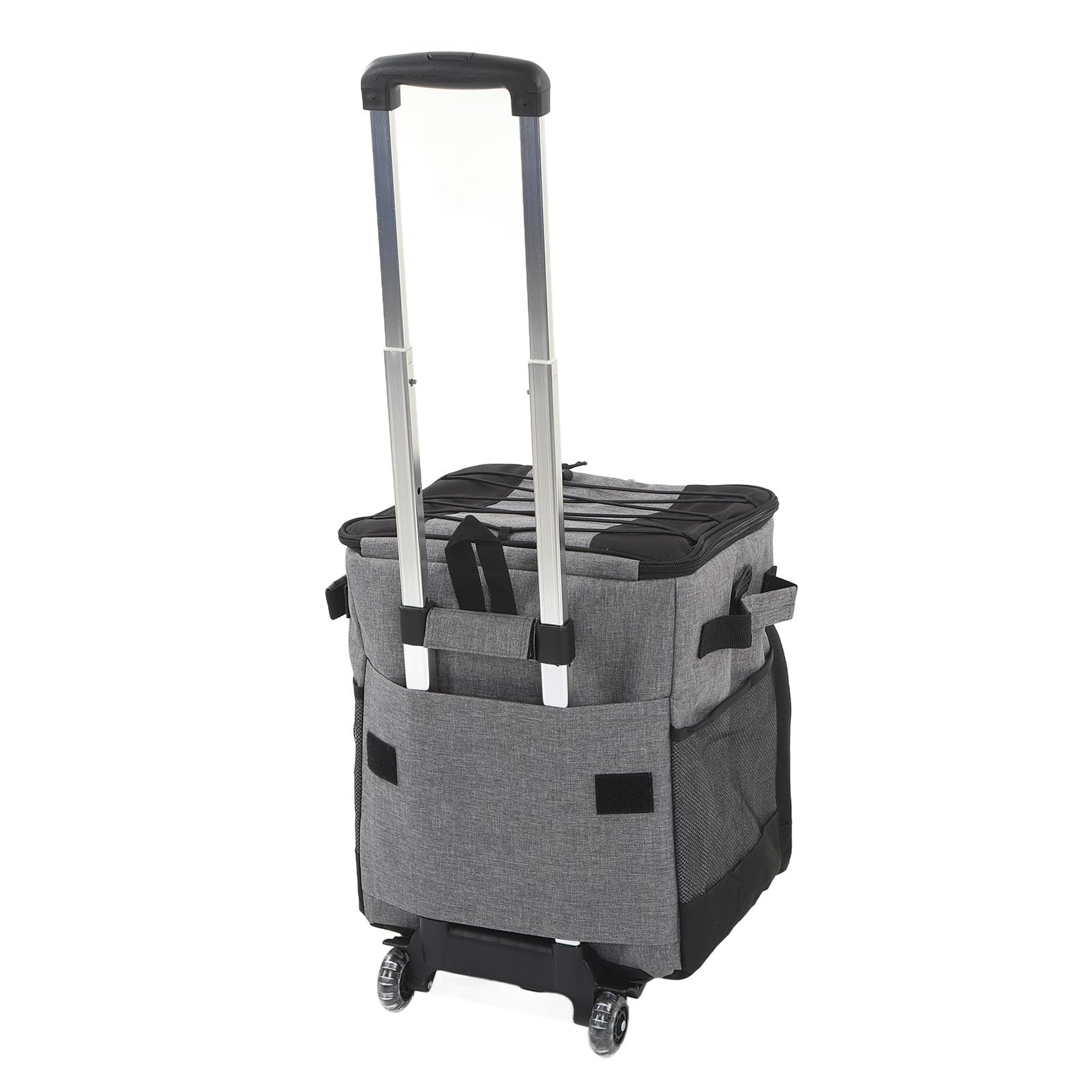 Focket Glacière Souple, capacité de 35 L, Glacière Pliable à roulettes avec Double Poignée pour la Plage, Le Camping, Les Voyages en Plein Air, Le Vin, Le Pique-Nique, la Pêche, Le Bateau