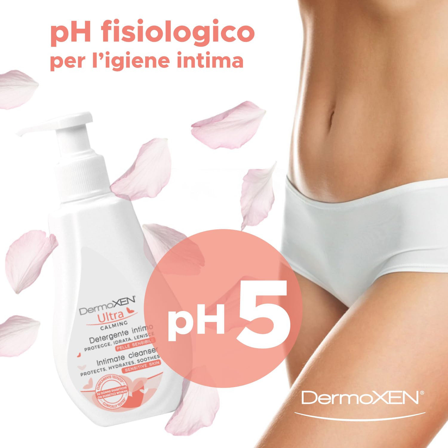 Dryness Relief Duo | UltraCalming Intimate Wash for Moisturizing Care & Hydra Vaginal Suppositories for Natural Hydration | pH‑Balanced, Hormone‑Free, Sensitive Skin Safe