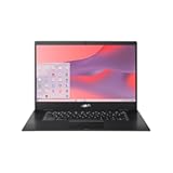 asus ASUS Chromebook CX1, 15.6/'' Full HD NanoEdge Display, Intel Celeron N3350 Processor, 64GB eMMC Storage, 4GB RAM, Spill-Resistant Keyboard, Chrome OS, Mineral Gray, CX1500CNA-WS44F (Renewed)