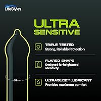 Vista 3 de LifeStyles Paquete variado de condones de goma natural y látex lubricado, 144 unidades, triple probado (paquete de 1)