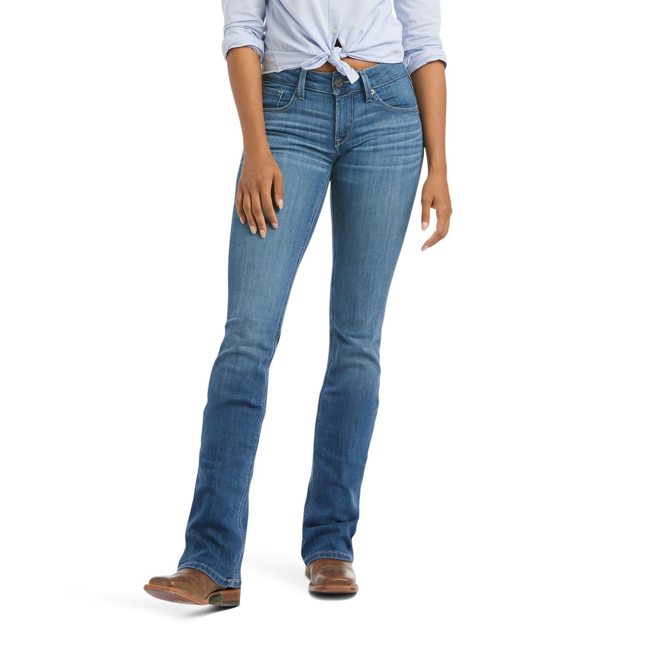 ARIAT Real Mid-Rise Patricia Boot Jeans