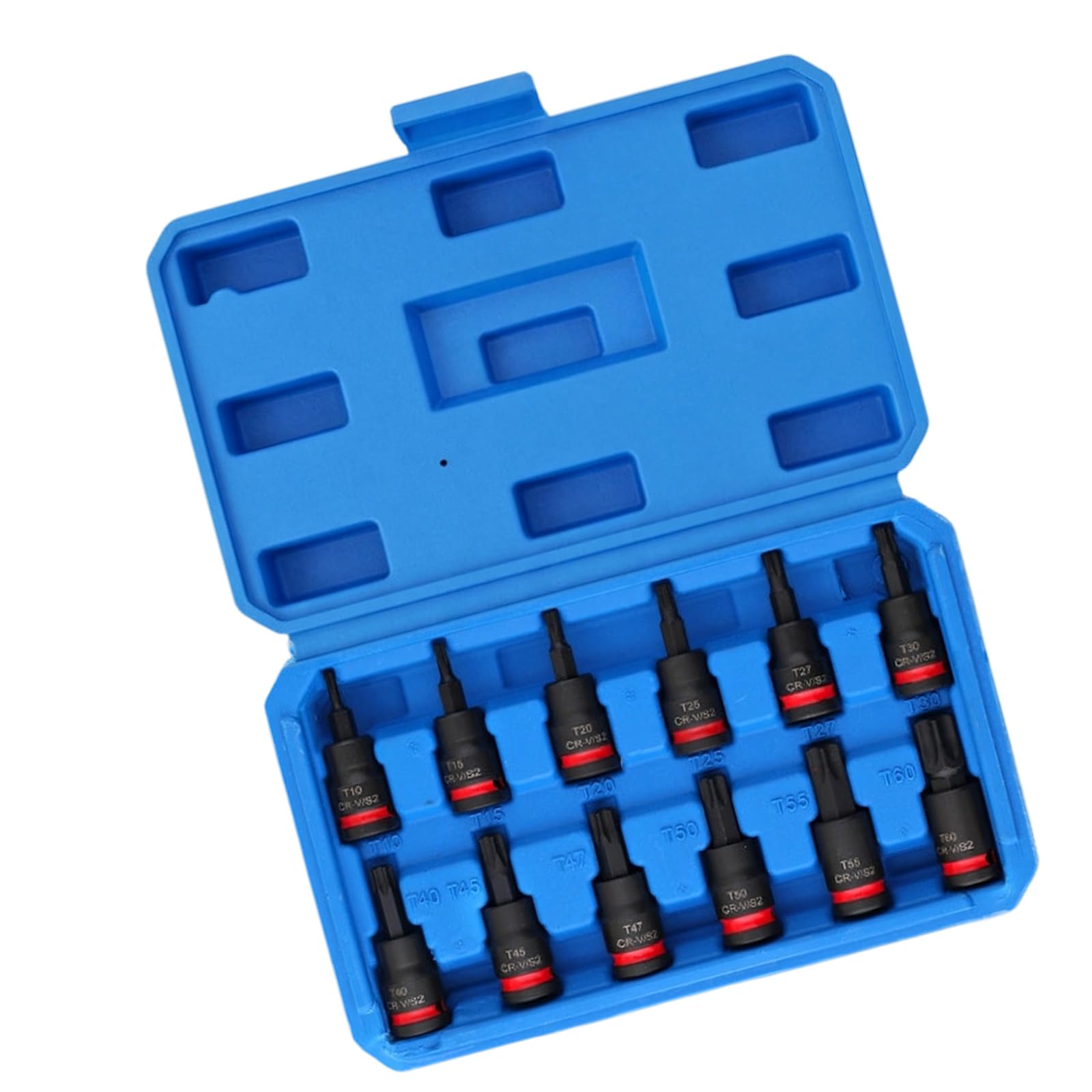 WEILWH 12Pcs 3/8Inch Hexagonal Bit Socket Set High Hardness Alloy Steel For Mechanical Repair And Industrial Maintenance