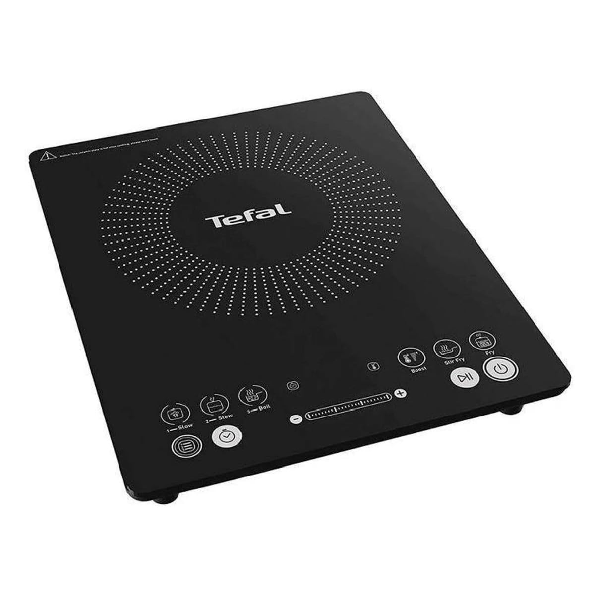 Tefal Induktionskochfeld, Everyday Slim, 45 mm dick, 2100 W, tragbar, kompakt, 6 Programme, 1 manueller Modus, Touchscreen, einfache Reinigung, IH210801