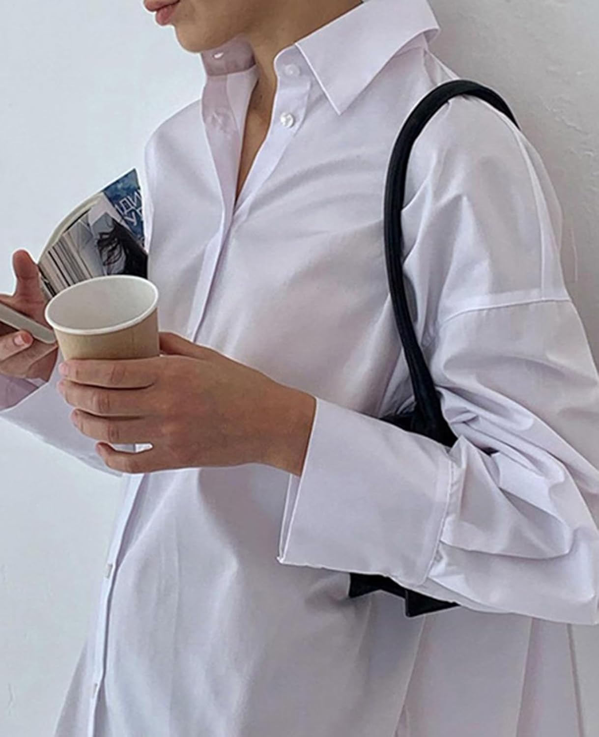 MINTLIMIT Womens Button Down Shirt Dress Spring Summer Loose Casual Long Sleeve Shirt Dresses with Pockets 2025 Trendy - Image 4