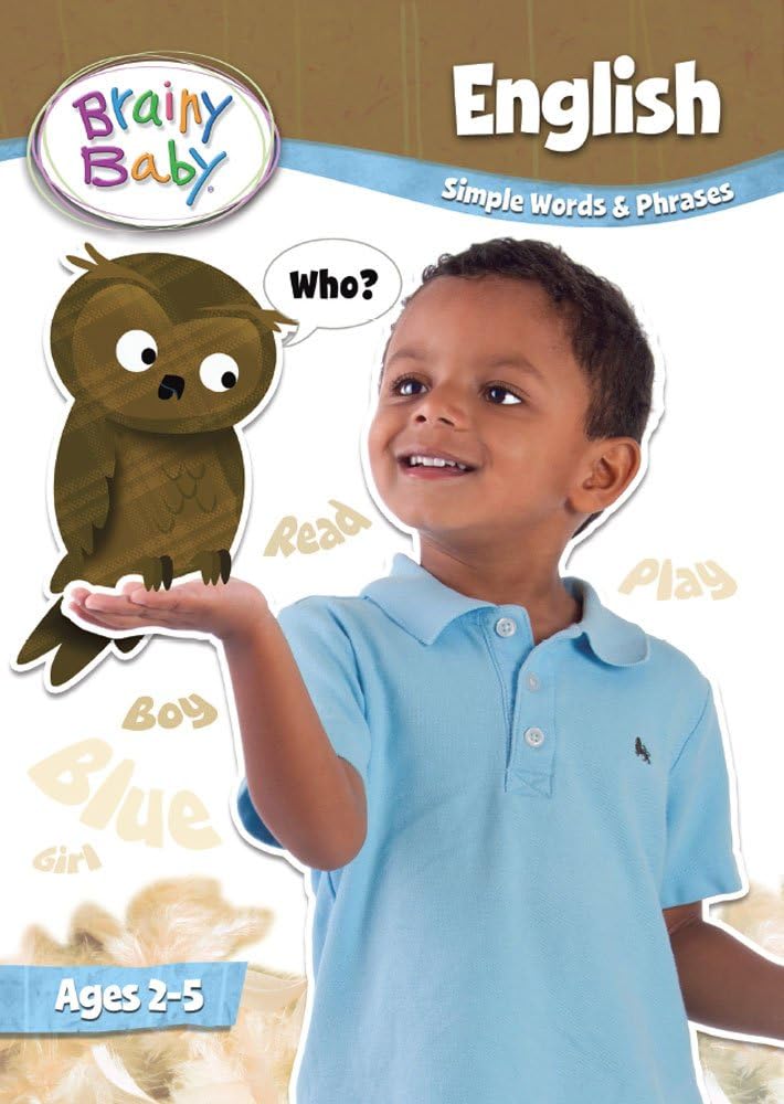 Brainy Baby Teach Your Child English Deluxe Edition Simple Words and Phrases