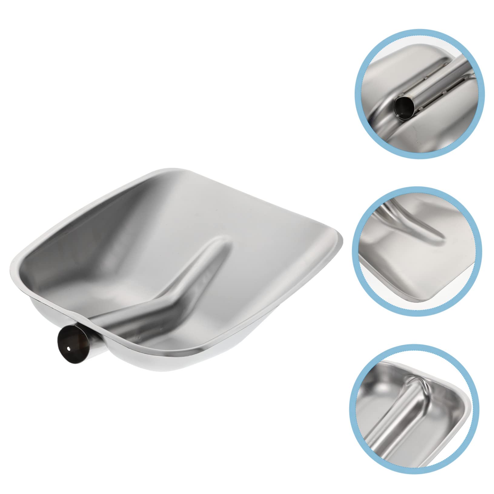 Cabilock Pala Da Neve in Acciaio Inox Pala Multiuso Per Rifiuti e Cereali Strumento Pratico Per Rimozione Della Neve All Aperto