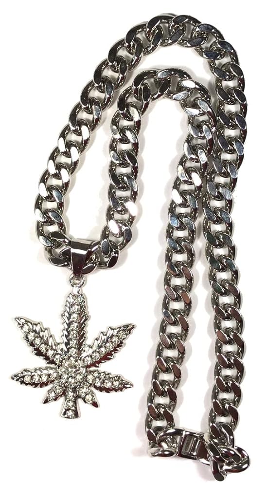 ネックレス　シルバー　ガンジャ　麻 Amazon | マリファナネックレス シルバー 大麻 ガンジャ ヒップ
