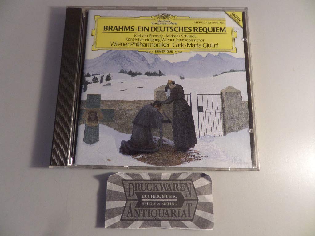 German Requiem [Audio CD] Brahms; Schmidt; Giulini and Vpo