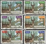 1961 ried bock. Prophila Collection Guinée 71-76 (complète.Edition.) oblitéré 1961 ried bock (Timbres pour Les collectionneurs) Autres mammifères (singes/Dinosaures/éléphants...)