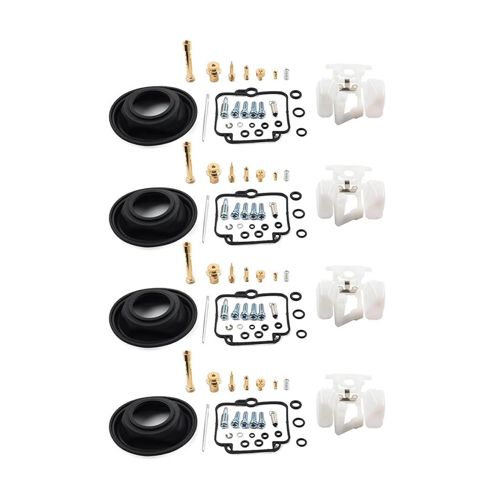 Lot De 4 Kits Réparation Et Reconditionnement Carburateurs Pour Motos SU&ZUKI GSF1200 Bandit 1996-2000