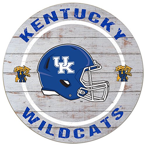 KH Sports Fan 20"x20" Kentucky Wildcats Helmet Weathered Circle