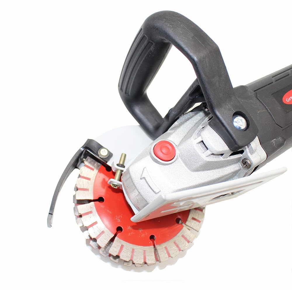 Cortadora de Ranura de Pared de Hoja de Sierra Doble de 220V, Cortadora de Hormigón a Prueba de Polvo 1800W 6000r/min