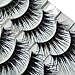 5 Pairs Makeup Long Cross False Eyelashes Nattural False Eye Lash Blue & Black