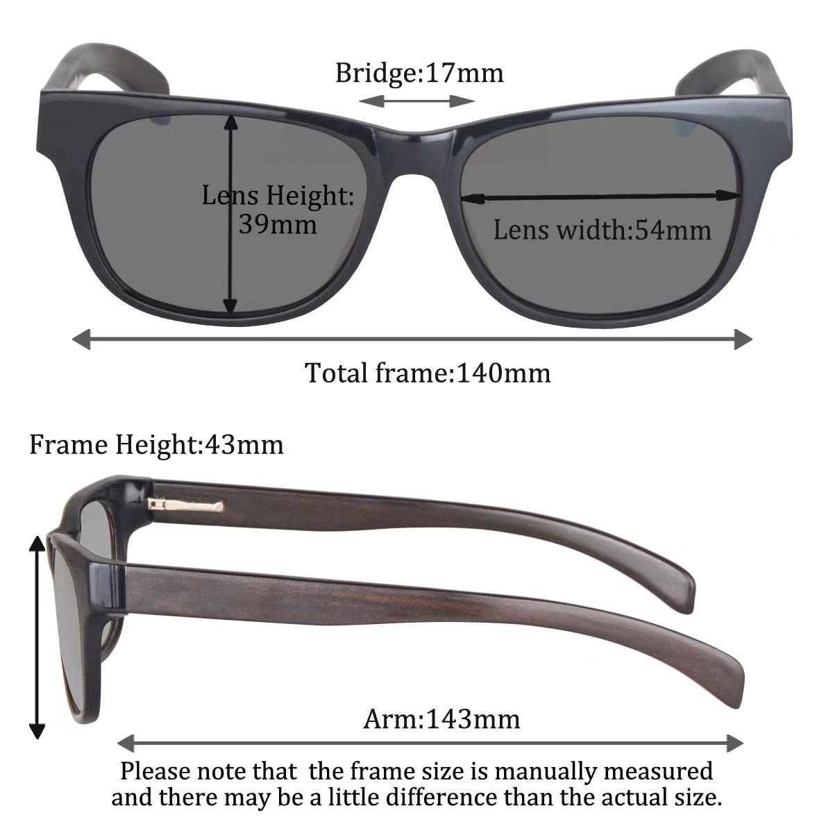 SHINU Gafas de Sol Polarizadas Miopes para Hombre Gafas de Vision Nocturna Lentes Amarillas Gafas de Sol Antideslumbrantes para Conducir Gafas UV400-F0018