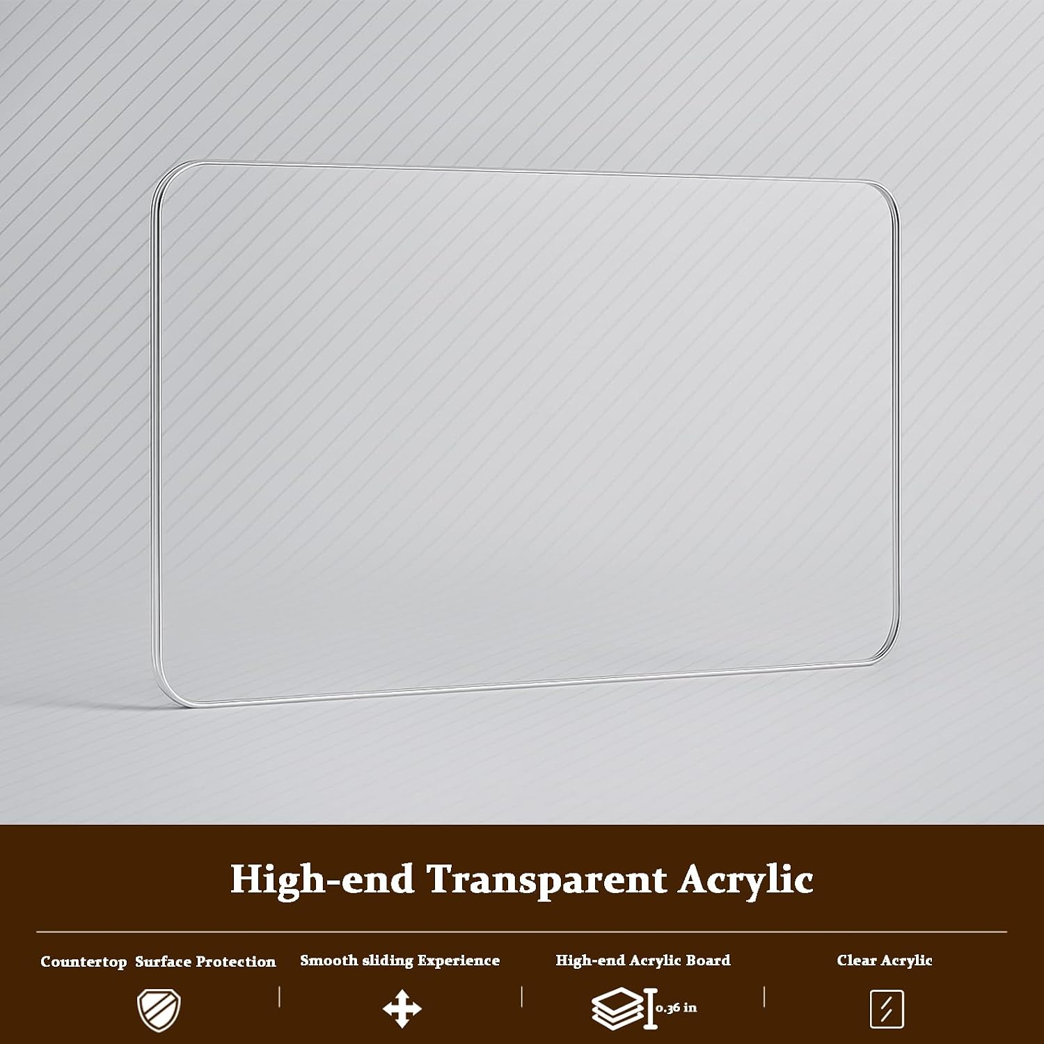 Espresso Coffee Sliding Tray for PHILIPS Baristina Espresso Machine (BAR302/20), Transparent Acrylic Slider Tray for Countertop, PHILIPS Coffee Maker Accessories, Espresso Machine Accessories