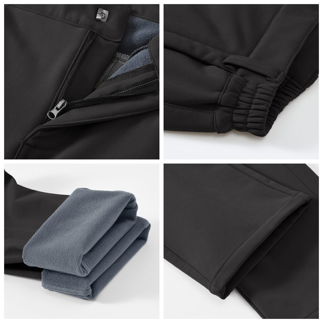 YSENTO Damen Wanderhose Wasserdicht Outdoorhose Softshellhose Winter Skihose Gefütterte Snowboardhose Trekkinghose Funktionshose