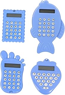 HAPINARY 4 Pçs Calculadora Feminina Chaveiro Meia Stuffers Para Estudantes Adolescente Calculadora De Presente Desenhos Animados Calculadora De Natal Artigos De Papelaria Calculadora