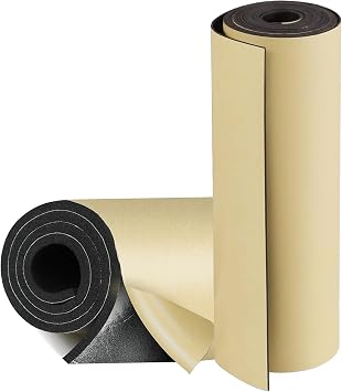1 Roll Pack Car Sound Deadening Mat Closed Cell Foam and Heat Insulation Deadener Waterproof Deadener Mat for Hood, Roof, Door and Trunk Deadener Pad 10.7sqft39 x 39 inch/TK 196mil