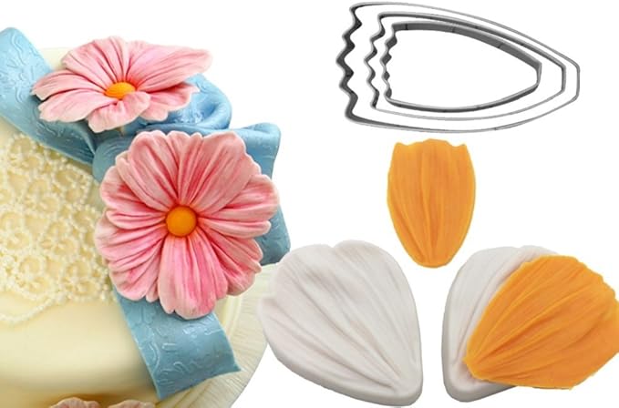 Kit de herramientas para hacer margaritas de goma - Cortadores y molde de silicona miniatura 5