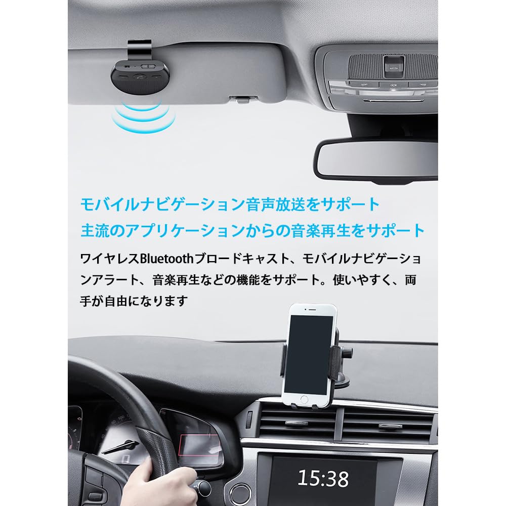 写真追加 アウディ新品 Bluetooth スピーカー Amazon.co.jp: 車載bluetoothハンズフリーキット に適用 アウディ A1