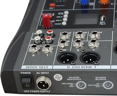 Miniatura 2 de Live Studio - Mezclador de audio de rendimiento en vivo mezclador de escenario mezclador de grabación de DJ mezclador de tablero de sonido Bluetooth