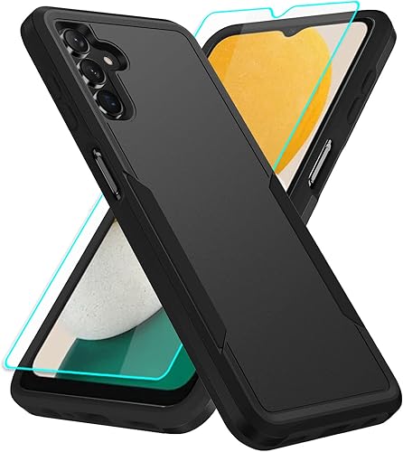 Miniatura 7 de Funda para Galaxy A13 5G, funda para Samsung A13 5G con protector de pantalla, protección de cuerpo completo, funda de goma duradera para Samsung