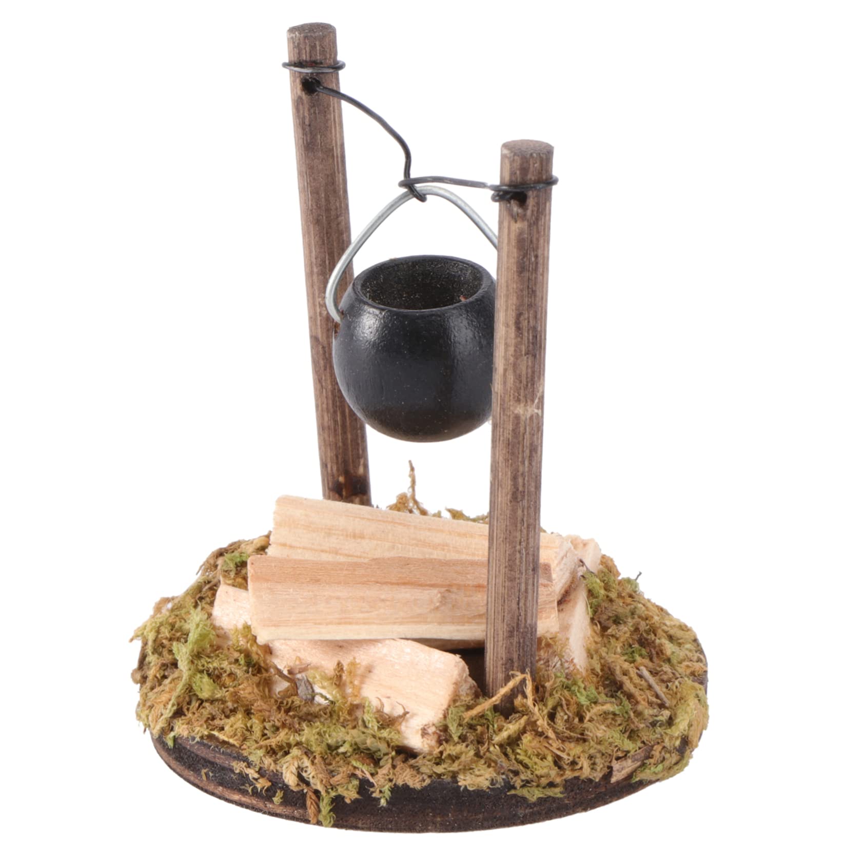 POPETPOP Mini Garden Hanging Stove Ornament DIY Mini House Pastoral Hanging Stove Decor for Miniature Garden Furniture