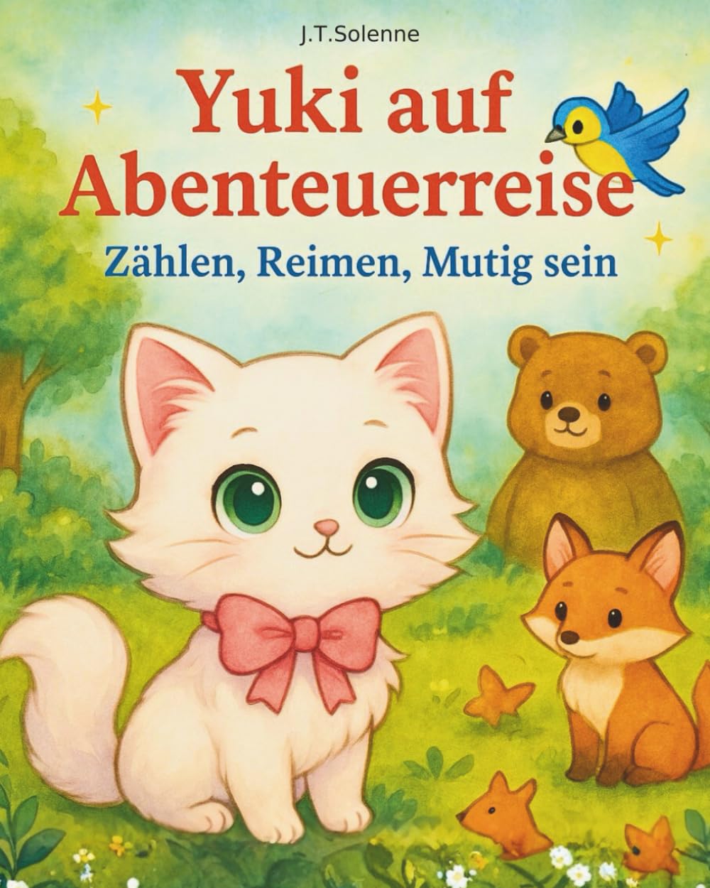 Yuki auf Abenteuerreise - Zählen, Reimen, Mutig sein !: Ein liebevolles Mitmachbuch ab 3 Jahren über Freundschaft, Fantasie und Lernspaß