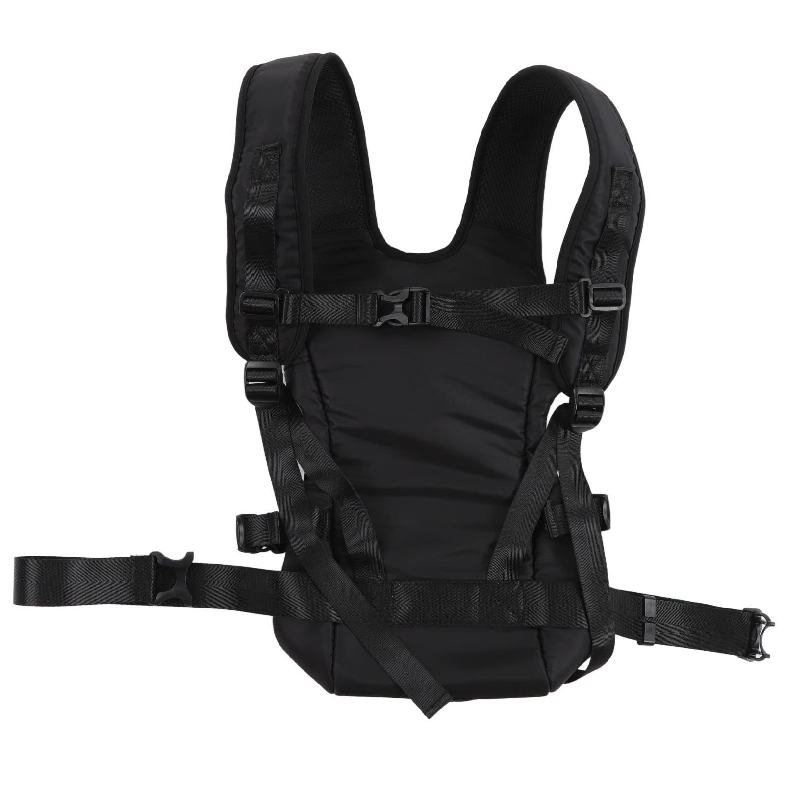 Mochila transportadora Delantera para Mascotas, Bolsa de Pecho para Perros de liberación rápida, cómoda, Transpirable, Manos Libres, Impermeable, Negra, para Viajes en Bicicleta