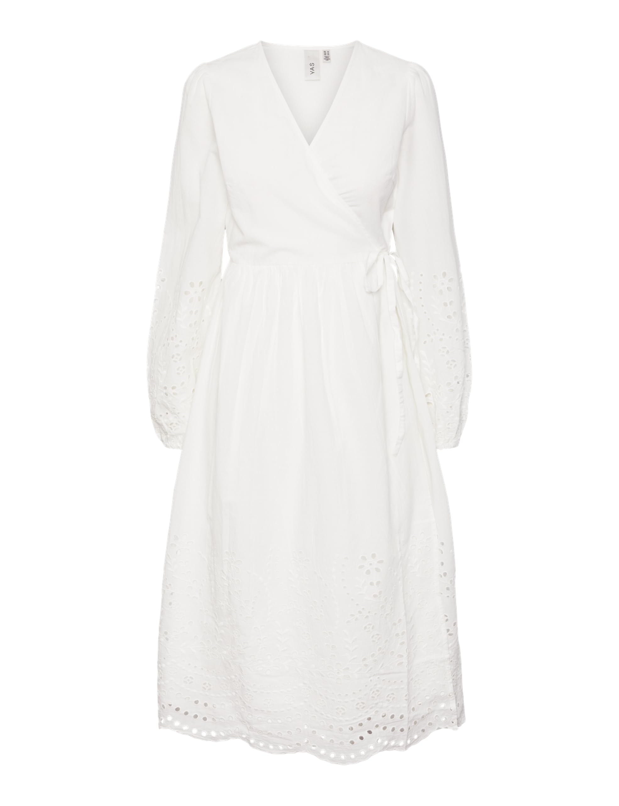 YAS Yasluma Ls Robe Longue Enveloppante S. Noos Portefeuille Femme