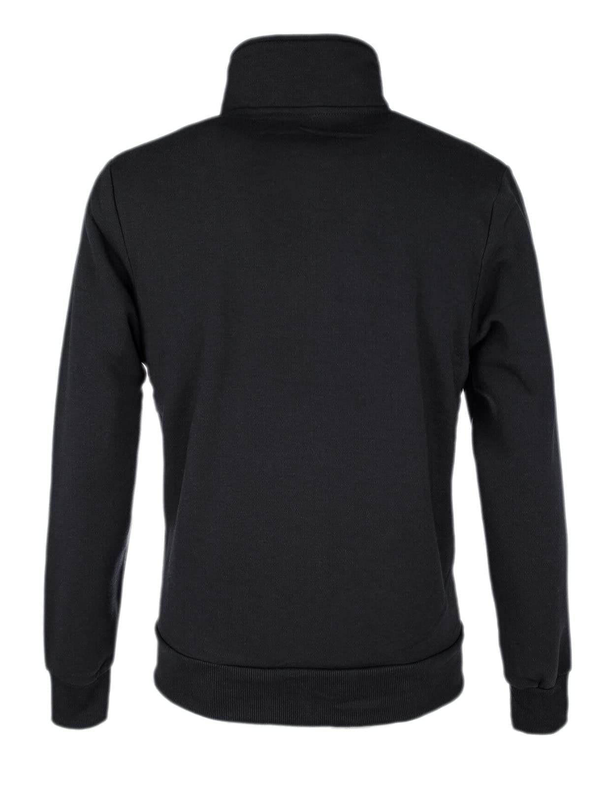 Evoga Felpa Uomo con Zip Blu Nero Grigio Maglione Tuta Cardigan Senza Cappuccio