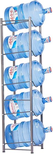 DANGRUUT Estante de almacenamiento de agua de 5 galones, grueso, para botellas de agua, jarra enfriadora, ahorra espacio, botella de agua cabby rack