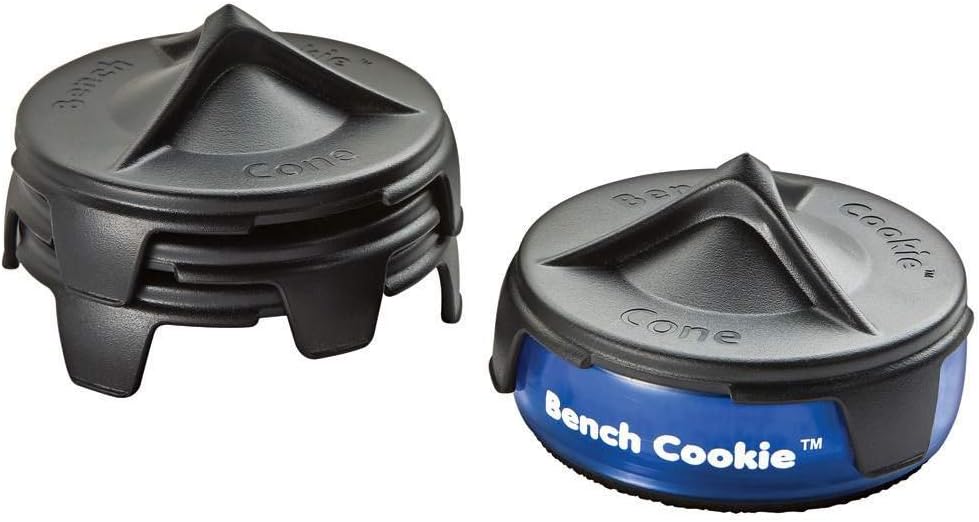 Rockler Bench Cookies Finishing Cones (4-Pack) – Fits Snugly Over Work Grippers for a Fail-Safe Project Finishing System - Cones Nest for Easy Storage - Router Accessories