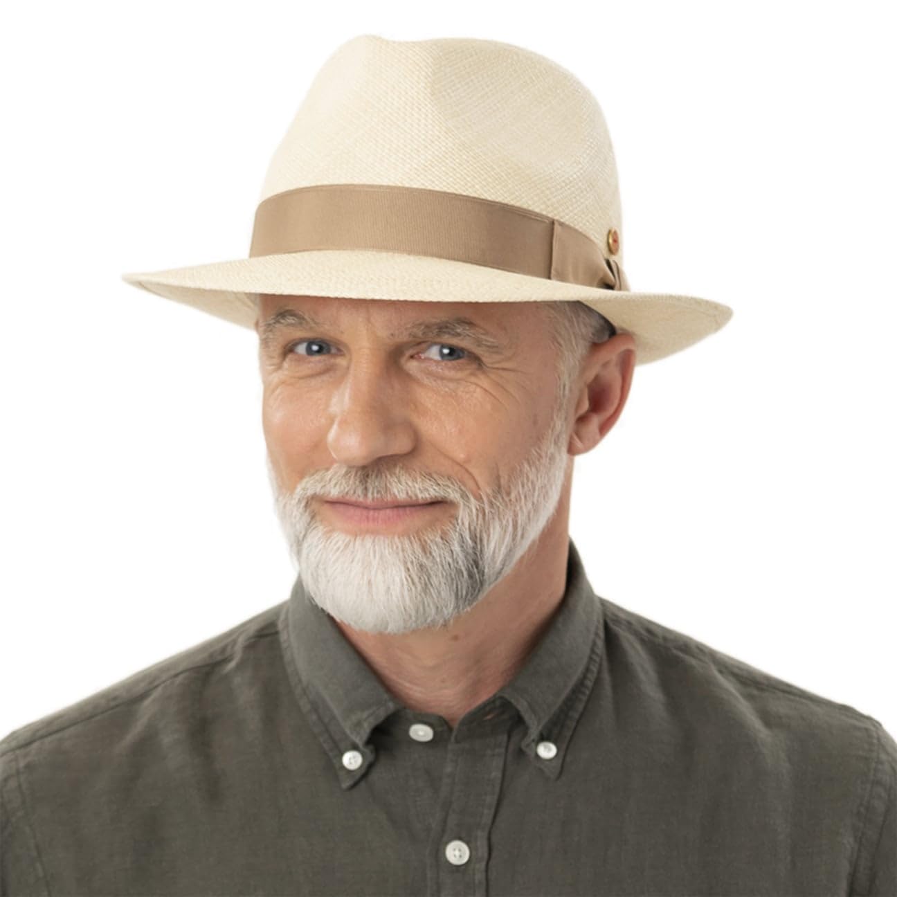 Mayser Manuel Brisa Sombrero Fedora Panama Hecho en UE Unisex Primavera Verano