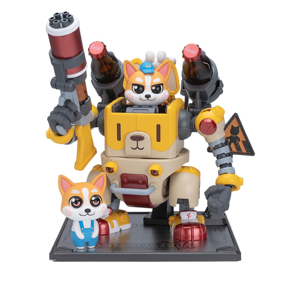 HIPLAY HEMOXIAN Miau! Hau! Tajna Służba Vol.1 COLAJI Urocza Seria Mecha Zwierząt Aktywny Model KJ-052