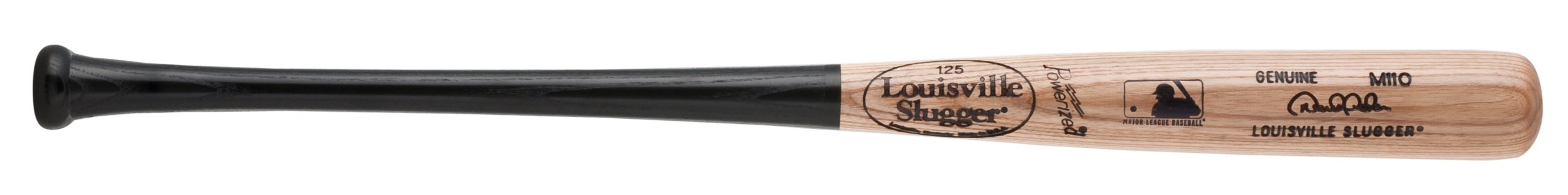 Louisville Slugger 125 Ash Baseball Bat, Black/Natural