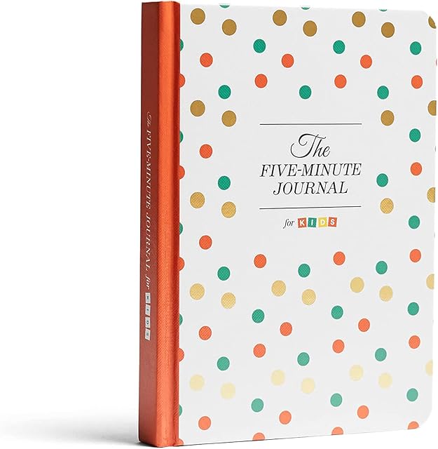 The Five Minute Journal, Illustrated Journal for Kids, Fosters Happiness, Gratitude, and Mindfulness for Kids, Manifestation Journal for 5-12 Years Old, Undated Daily Journal - Intelligent Change