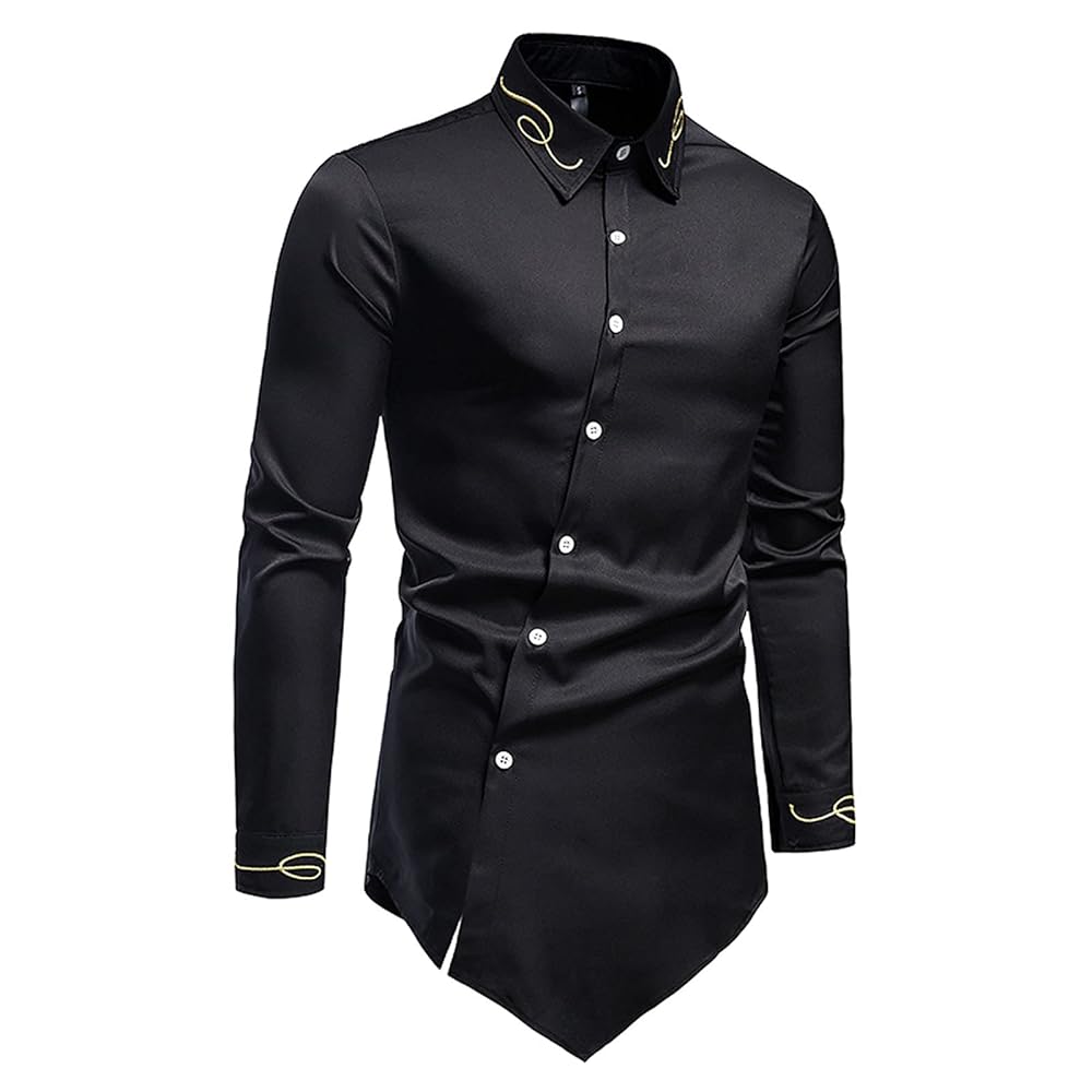 しゃーたん様＊L’Or＊Asymmetry Collar Shirt Asymmetric Flap Collar Shirt - Retro, Indie and Unique Fashion