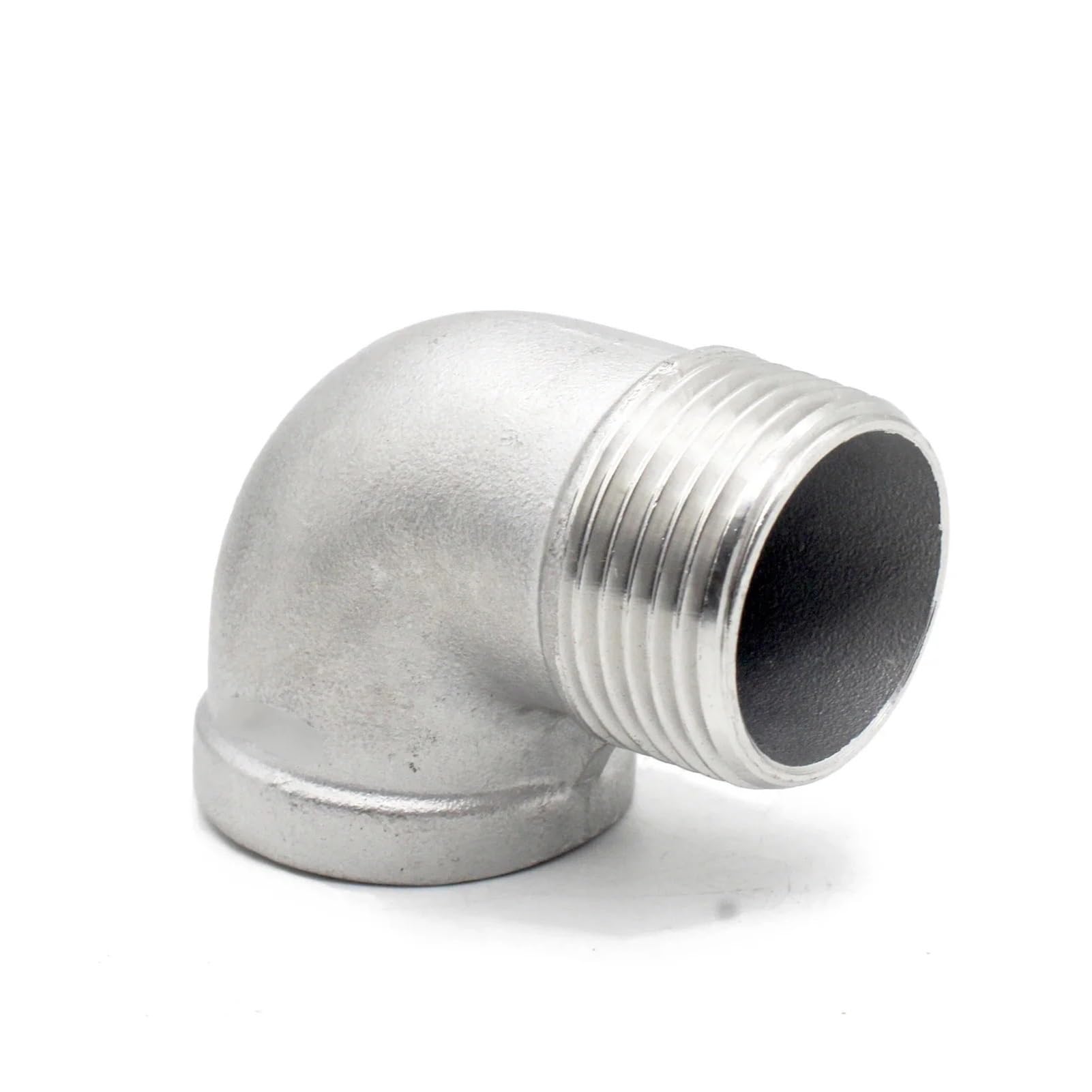 Gomito ad angolo di 90 gradi SS304 maschio x femmina Raccordi per tubi filettati Raccordo filettato a gomito Adattatore 1/4 "3/8" 1/2" 3/4" 1" 1-1/2" (DN50)