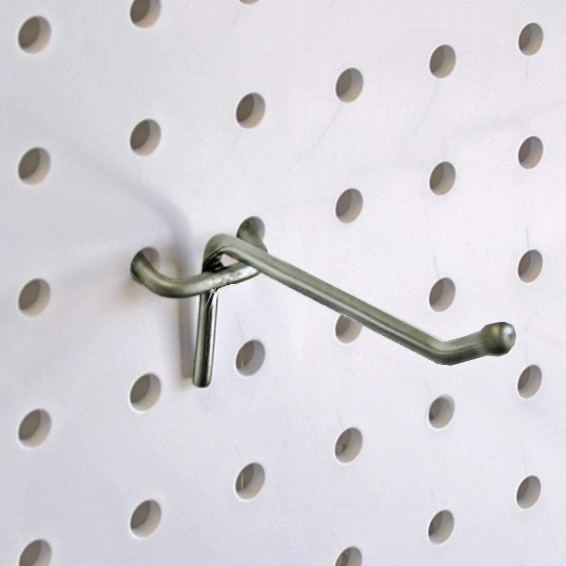 Galvanized Pegboard Hooks - 50 Pack -2
