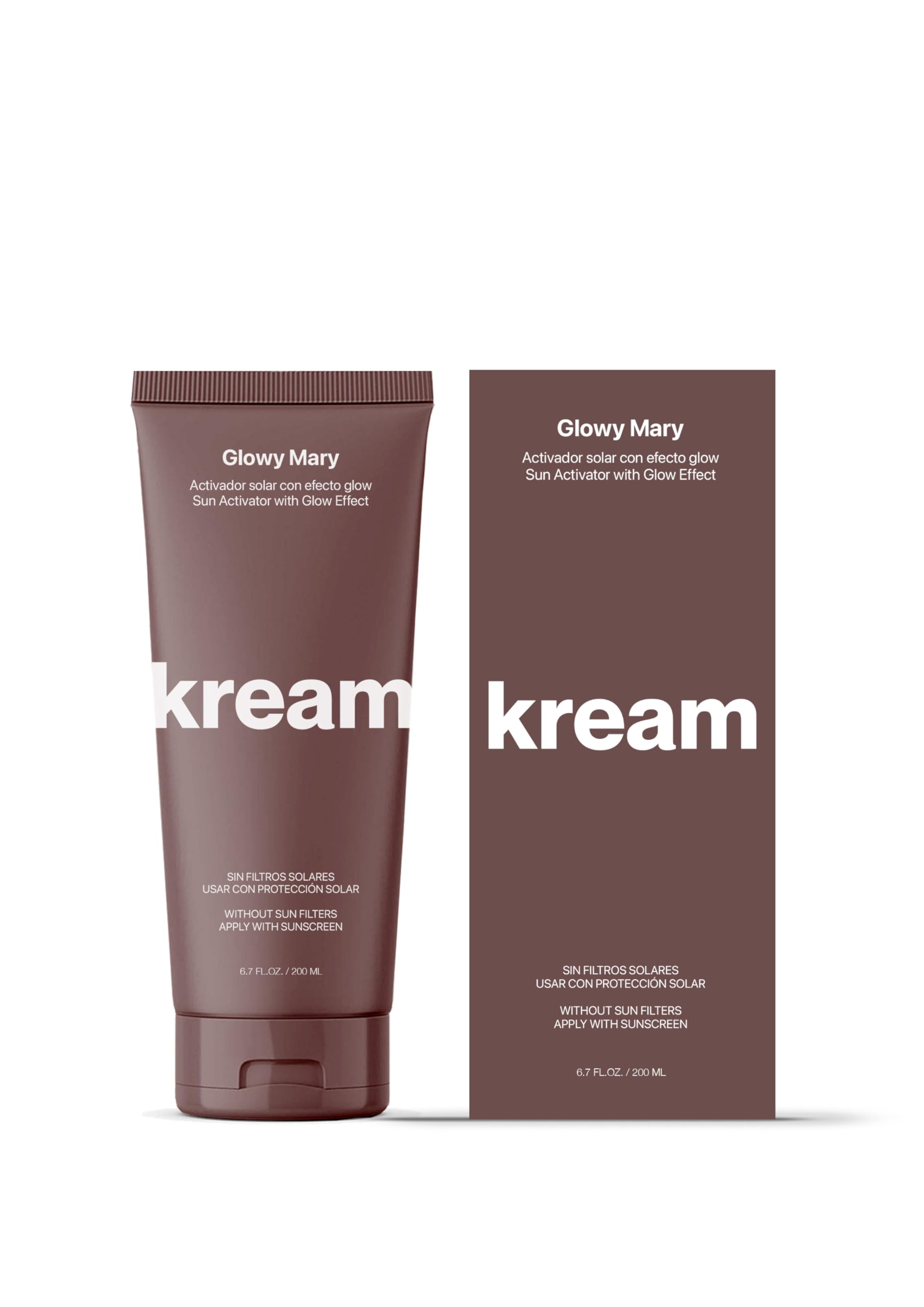 KREAM Glowy Mary Crema Aceleradora del Bronceado 200 ml